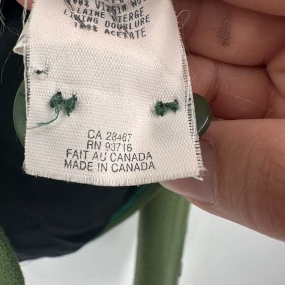 Zenobia 100% Virgin Wool Green Textured Pintuck Blazer Pear Green Size 8 - Picture 10 of 11